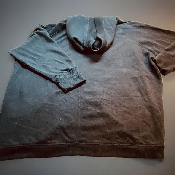 Aerie Women’s Cozy Black Cardigan Hoodie Size: M - Picture 13 of 16